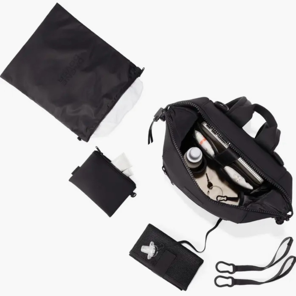 Dagne Dover Indi Neoprene Diaper Backpack Color Black Size Small NWOT - Picture 4 of 9